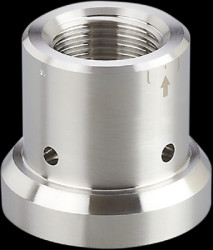 Weld-in adapter, 50 bar/5 MPa, G 1/2, Ø 38 mm for process sensors, E43407