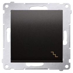 Łącznik schodowy pojedynczy SIMON 54 antracyt 10AX Kontakt Simon DW6.01/48