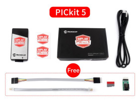 Waveshare PICkit 5 In-Circuit Debugger/Programmer, Programmer-to-Go support, Type-C port, Supports MPLAB, Card Programmer