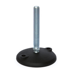 Stopka regulowana M16 średnica 80mm długość gwintu 150mm 900kg 20° RS PRO