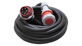 Przedłużacz Budowlany Trójfazowy Elcord Cee 125A 400V Ip67 20M H07rn-F 5G35 Z...