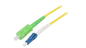 Sca-Lcu/Os2-020Yl Patch Cord Światłowodowy Os2 Lc/Upc,Sc/Apc 2M Lszh Żółty