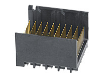 Złącze typu Backplane 1.9mm Pitch 90-pinowe 9-rzędowe Męski, Lutowane Terminal, 750mA Przewlekany Molex