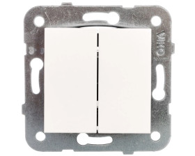 Karre Łącznik Świecznikowy 2-Grupowy, Kolor Biały / 90963602