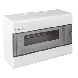 SRN-12 obudowa instalacyjna natynkowa z szybką 1x12 (N+PE)