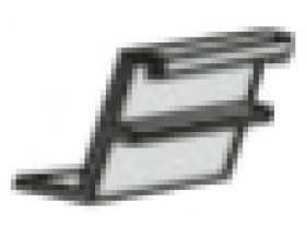 Poręcz szafy, typ: Szyna przesuwna, maks. obciążenie: 10kg, dł. ślizgu: 426.72mm, Aluminium wytłaczane, Comptec