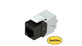 Roline Cat.6 (Class E) Keystone, Nieekranowany, Beznarzędziowy, Kompaktowy,...