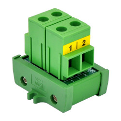 Screw Mount 52Amp 300V 2 Position Screw Terminal Block Distribution Module