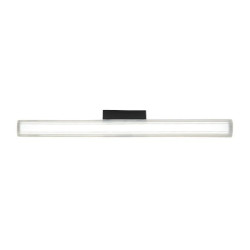 Nowoczesny kinkiet ścienny Linea LED z szklanym tubalnym kloszem do eleganckiego salonu LP-0510/1W-61 BK Light Prestige