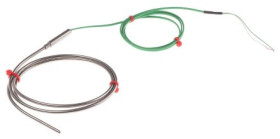 Termopara typ K do +1100C 1m kabel 1m, Stal nierdzewna IEC