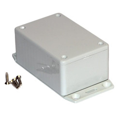 1591LF2GY Hammond Multipurpose Grey FRABS Enclosure Flanged Base 85 x 56 x 39mm