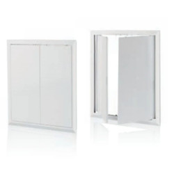 Drzwiczki rewizyjne plastikowe z tworzywa ABS 400x400 białe DR240X40