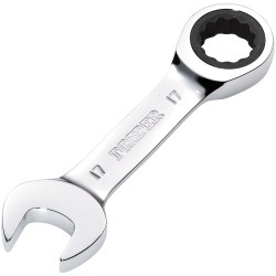 Draper 27914 HI-TORQ&#xAE; Metric Stubby Ratchet Spanner 17mm