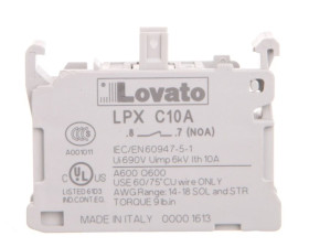 Styk pomocniczy 1Z wyprzedzający montaż czołowy LPXC10A