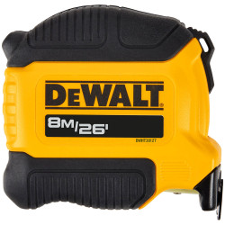 DEWALT DWHT38127-5 Compact Series Tape Measure 8m/26ft (Width 28mm)