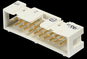 09 18 520 6324 Male connector, 20-Pin, straight