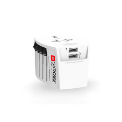 Adapter podróżny SKROSS 2xUSB World Adapter, Uniwersalny