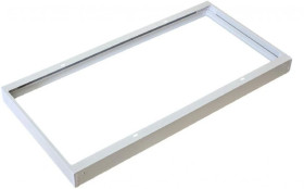 Rama montażowa do panelu led 600x300x44 zatrzaskowa aluminium biała EC20200