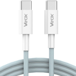 Złącze USB-C - USB C 1m Ultra Charge PD/65W 3A VA0105 Vayox / BX12296