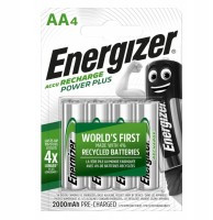 AKU-R6X4-2000E Akumulator w obudowie baterii (AA) R6 (2000mAh) Energizer, NiMH (4sztuki)