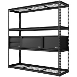 Sealey APMRCOMBO1 Heavy-Duty Modular Racking Kit with 3 Storage Units