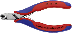 Szczypce skośne Knipex 62 12 120 62 12 120, 120 mm, 58 HRC, dla elektroników i mechaników