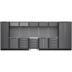 Sealey APMSSTACK17SS Superline PRO Storage System with Stainless Worktop 4.9m