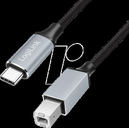 CU0515 USB 2.0 cable USB-C to USB-B, 2 m