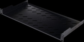 EZFS-19-1-40-B 19" shelf, 1 U, 400 mm, black