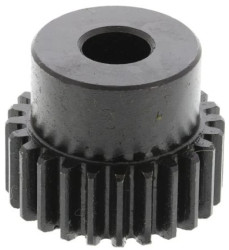 Koło zębate walcowe, moduł: 1, l.zębów: 24, śr. piasty: 20mm, śr. otworu: 8mm, Stal