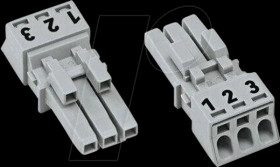 890-243 WINSTA® MINI socket, 3-pin