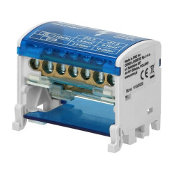 Blok rozdzielczy 2-rzędowy, 7 przewodów,OR-LZ-8201/7