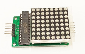Moduł matrycy LED 8x8, interfejs szeregowy SPI, MAX7219