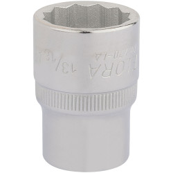 Elora 24434 13/16&quot; 1/2&quot; Square Drive Bi-hexagon Socket