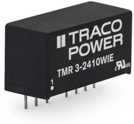 TracoPower TMR 3-4821WIE Przetwornica DC/DC, do PCB 48 V/DC 5 V/DC, -5 V/DC 300 mA 3 W Ilość wyjść: 2 x Content 1 szt.