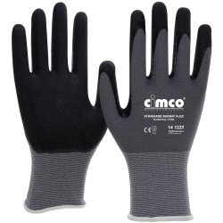 Cimco 141225 Skinny Flex Gloves Size 8/M Partly Coated EN 388