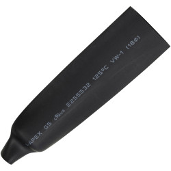 TruComponents 30122 Heatshrink Blk 18mm 9mm Shrinkage:2:1 5 m