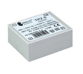 Transformator 1-fazowy TPZ 10 2x115V/2x9V /do druku/ 16009-8996