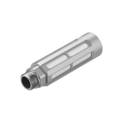 FESTO 6843 Muffler 10 bar PE/Aluminium noise reduction pneumatic use