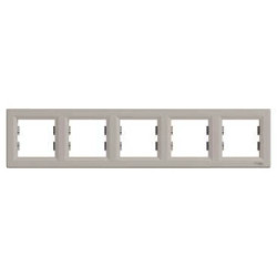 ASFORA Ramka 5-krotna pozioma brąz EPH5800569