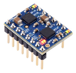 Pololu Motoron M2T256 Dual I²C Motor Controller (Header Pins Soldered)