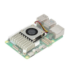 Aktywne chłodzenie - radiator + wentylator do Raspberry Pi5