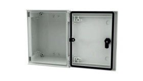 Szafka ścienna rozdzielcza Jasnoszary, materiał: Plastik wzmacniany włóknem szklanym, IP66, RS PRO RAL 7035