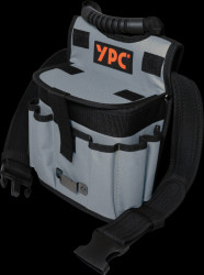 BG00008BKGY "Rapid" belt bag XXL, grey-black, 29x20x13cm, 5 kg load capacity