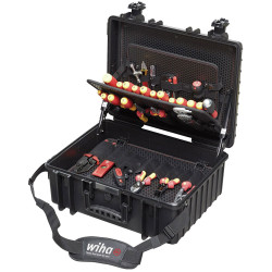 Wiha 40523 Competence XL electrician Tool Kit, 82 Piece (inc. Case)