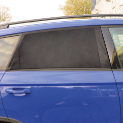 Car sunshade for the rear door, 2 pieces