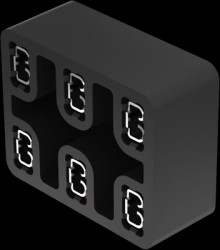 Plug-in socket, for 84 series, 84-920