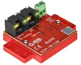 SDIP-40-120 - adapter PoE Gigabit obniżający napięcie do 12V 40W