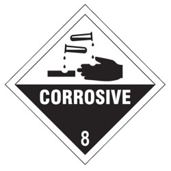 Scan 13751 Corrosive 8 SAV - 100 x 100mm