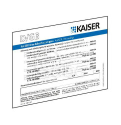 Etykieta idetyfikacyjna uszczelnienia, DS 90/120 mm i DS 90/74, 9473-91